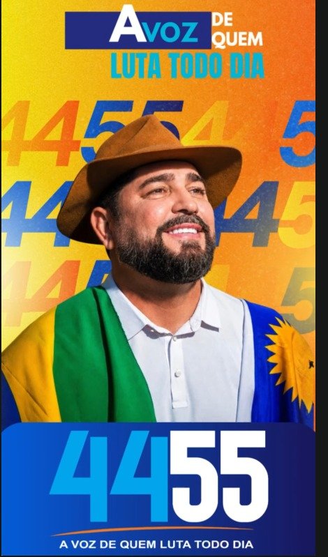 Peça visual da campanha de Daniel Alves 4455